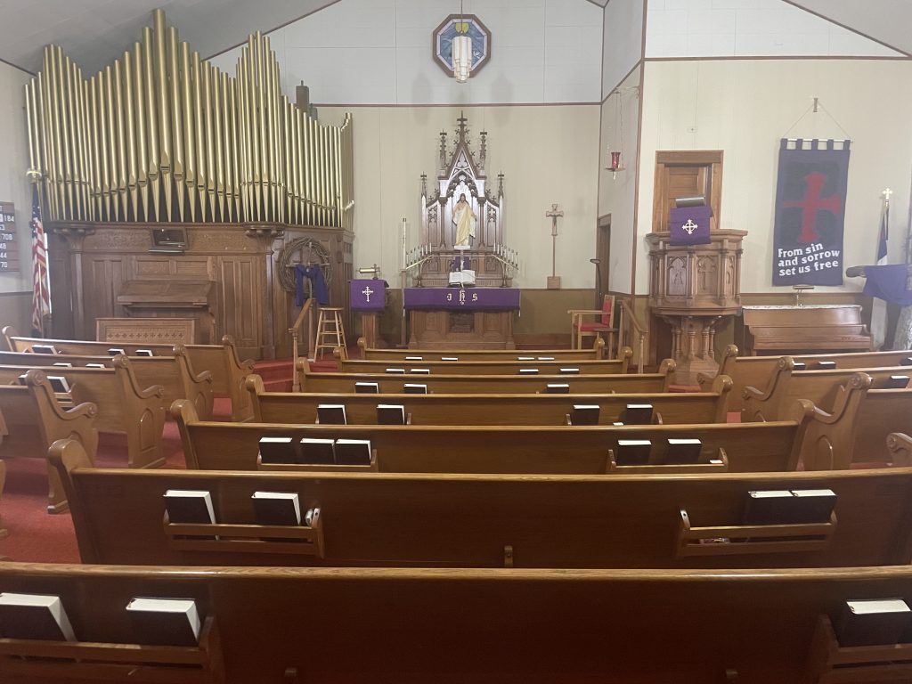 Golgotha Lutheran Church exterior or sanctuary