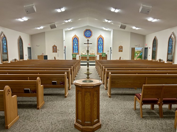 Holy Trinity Lutheran Church exterior or sanctuary