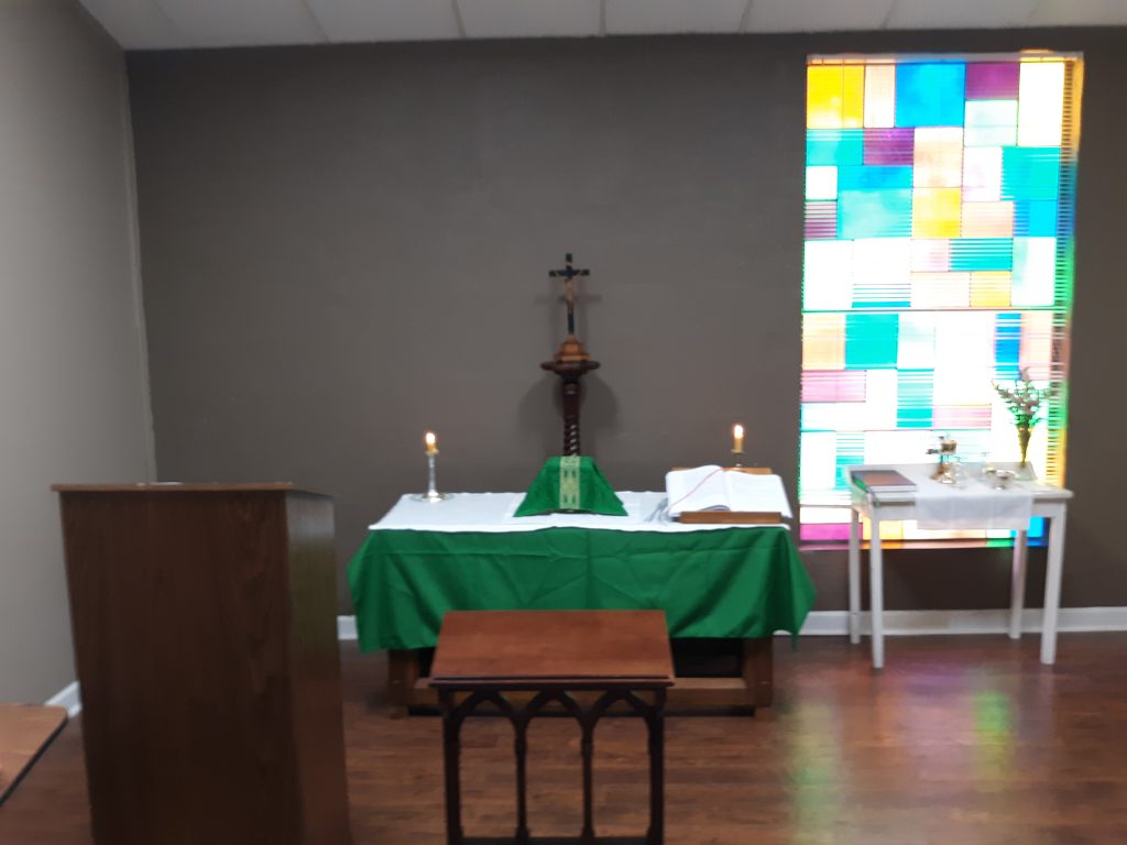 St. Michael and All Angels Ev. Lutheran Mission, UAC, Augusta exterior or sanctuary