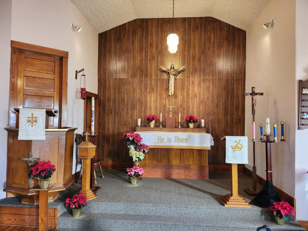 St. Paul’s Lutheran Church exterior or sanctuary
